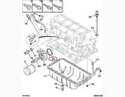 Прокладка масляного теплообменника Citroen Berlingo M49 (1996-2003) 1.9D (1868/1905), 2.0HDi, 110424